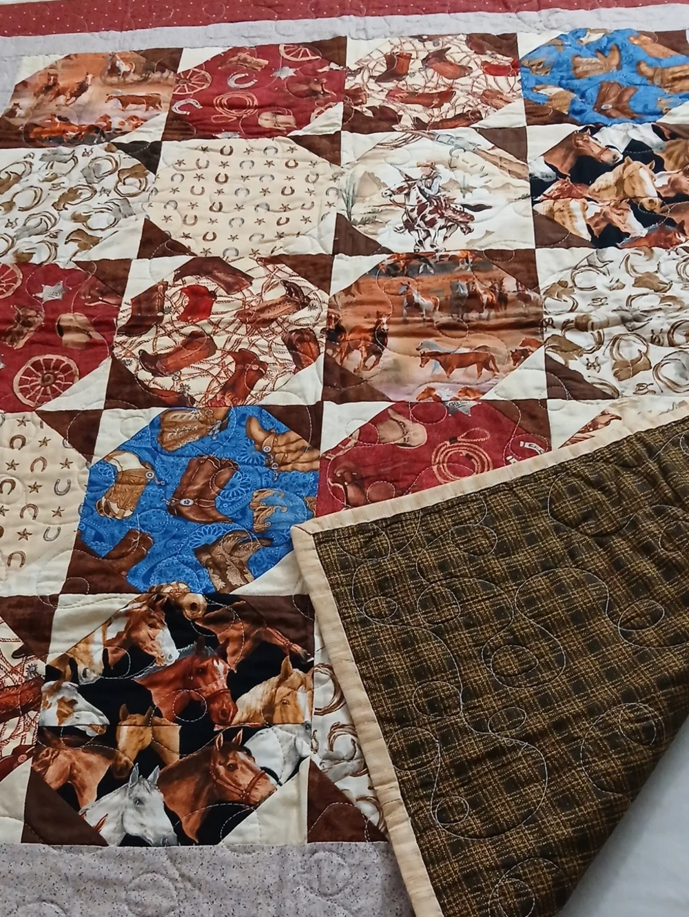 Handmade Horse Quilt